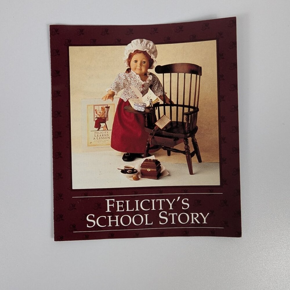 American Girl Felicity’s School Story Booklet Pamphlet Pleasant Company 1991